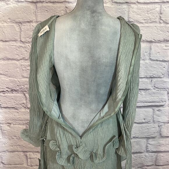 NWOT Aura ruffle mini dress - Picture 7 of 10